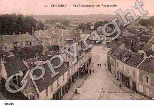 Ville de CHAMBLY, carte postale ancienne