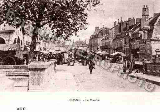 Ville de COSNESURLOIRE, carte postale ancienne