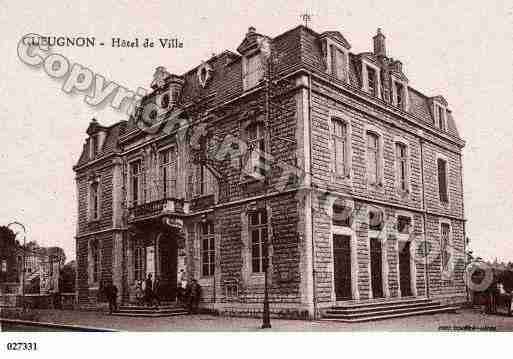 Ville de GUEUGNON, carte postale ancienne