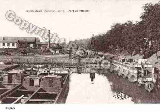 Ville de GUEUGNON, carte postale ancienne