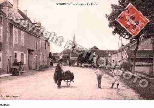 Ville de LONGEAUPERCEY, carte postale ancienne