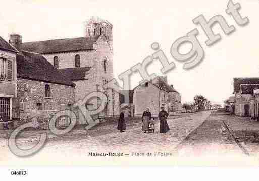 Ville de MAISONROUGE, carte postale ancienne