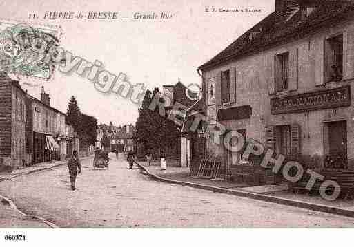 Ville de PIERREDEBRESSE, carte postale ancienne