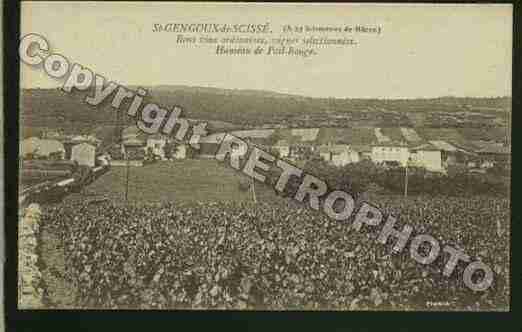 Ville de SAINTGENGOUXDESCISSE, carte postale ancienne