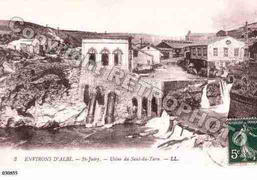 Ville de SAINTJUERY, carte postale ancienne