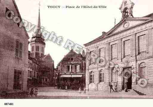 Ville de TOUCY, carte postale ancienne