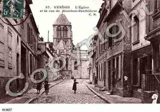 Ville de VERNON, carte postale ancienne