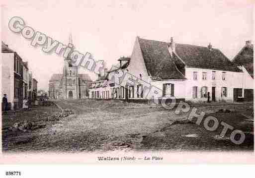 Ville de WALLERS, carte postale ancienne