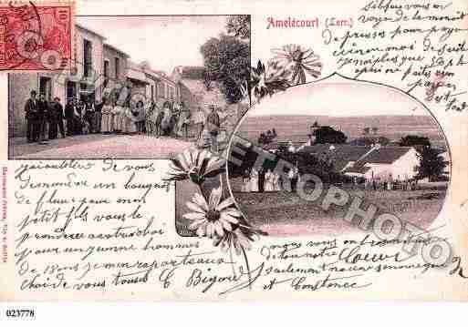 Ville de AMELECOURT, carte postale ancienne