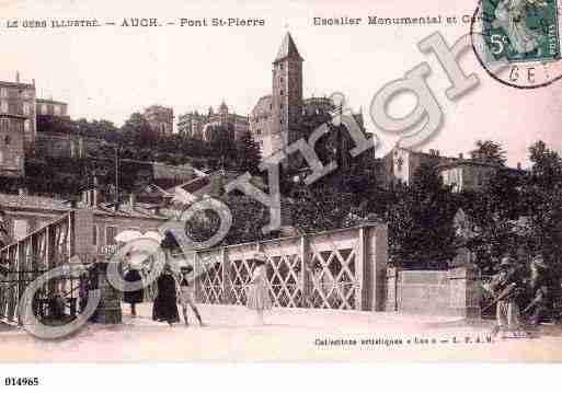 Ville de AUCH, carte postale ancienne