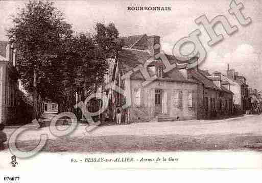Ville de BESSAYSURALLIER, carte postale ancienne
