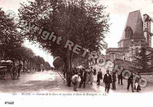 Ville de BLOIS, carte postale ancienne