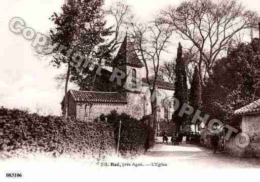 Ville de BOE, carte postale ancienne