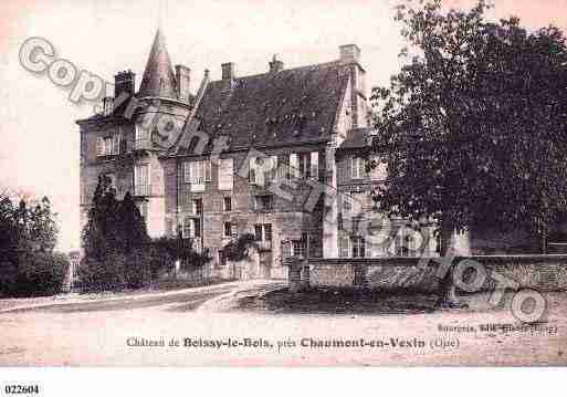 Ville de BOISSYLEBOIS, carte postale ancienne