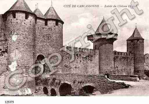Ville de CARCASSONNE, carte postale ancienne