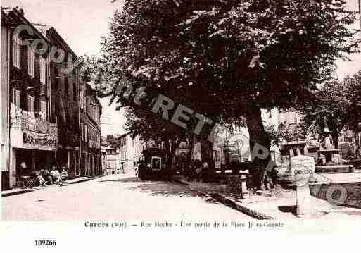 Ville de CARCES, carte postale ancienne
