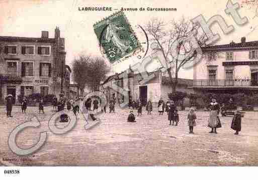 Ville de LABRUGUIERE, carte postale ancienne