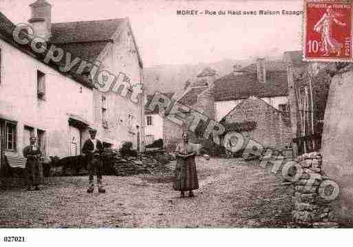 Ville de MOREY, carte postale ancienne