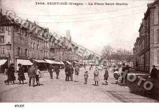 Ville de SAINTDIE, carte postale ancienne