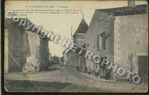 Ville de SAINTGENGOUXDESCISSE, carte postale ancienne