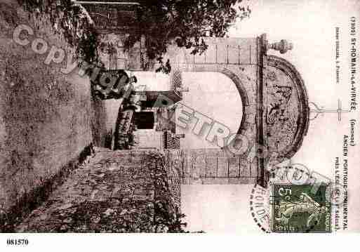 Ville de SAINTROMAINLAVIRVEE, carte postale ancienne