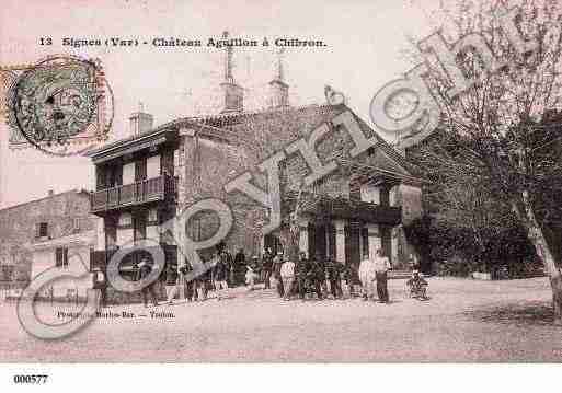 Ville de SIGNES, carte postale ancienne