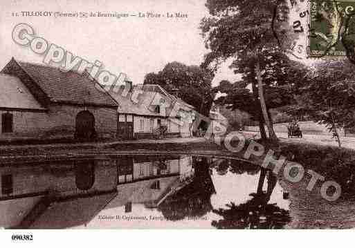 Ville de TILLOLOY, carte postale ancienne