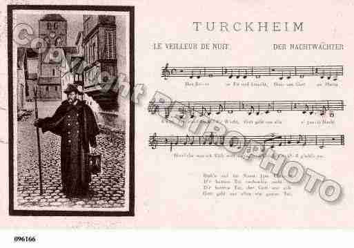 Ville de TURCKHEIM, carte postale ancienne