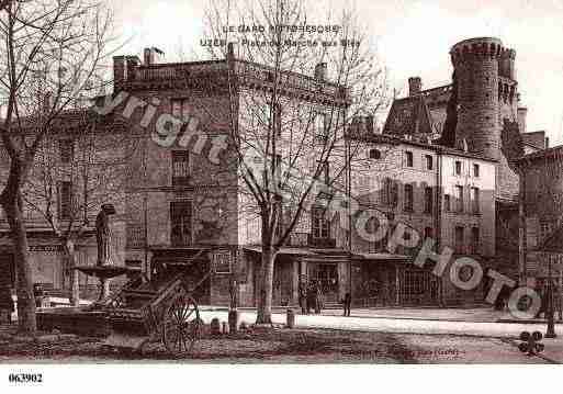 Ville de UZES, carte postale ancienne