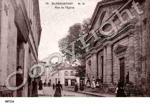 Ville de BLANQUEFORT, carte postale ancienne