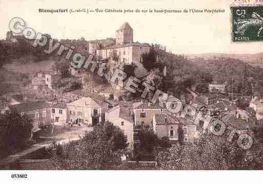 Ville de BLANQUEFORTSURBRIOLANCE, carte postale ancienne