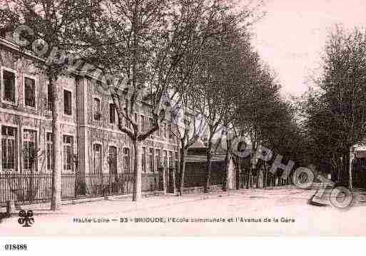 Ville de BRIOUDE, carte postale ancienne