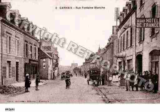 Ville de CARHAIXPLOUGUER, carte postale ancienne