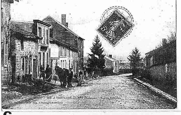 Ville de CHATILLONSBAR, carte postale ancienne