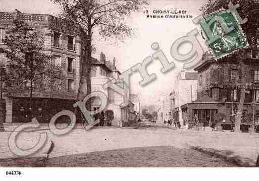 Ville de CHOISYLEROI, carte postale ancienne