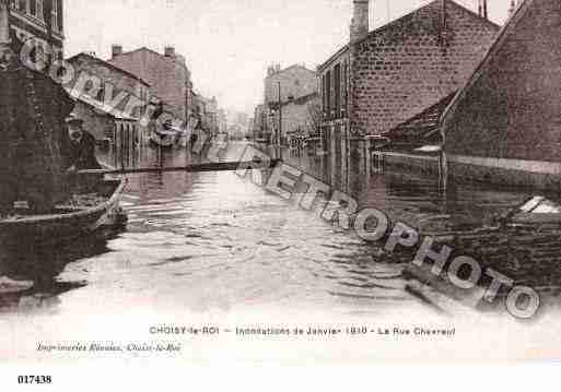 Ville de CHOISYLEROI, carte postale ancienne