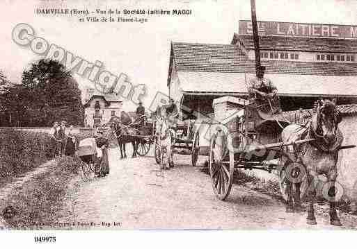 Ville de DAMVILLE, carte postale ancienne