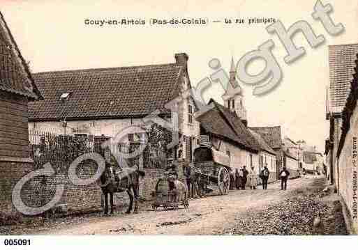Ville de GOUYENARTOIS, carte postale ancienne