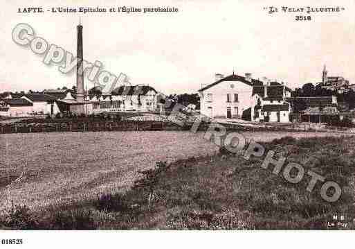 Ville de LAPTE, carte postale ancienne