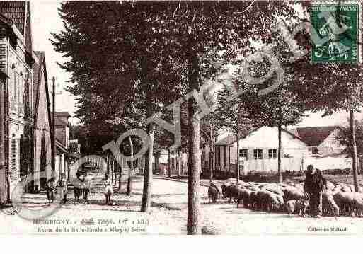 Ville de MESGRIGNY, carte postale ancienne
