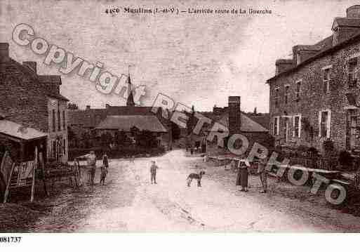 Ville de MOULINS, carte postale ancienne