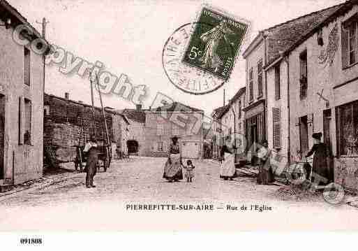 Ville de PIERREFITTESURAIRE, carte postale ancienne