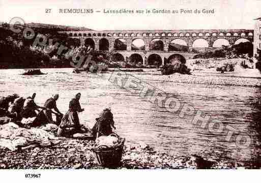 Ville de PONTDUGARD(LE), carte postale ancienne