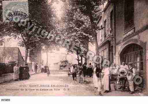 Ville de SAINTBRICEENCOGLES, carte postale ancienne