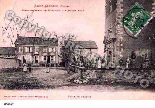 Ville de SAINTLEONARD, carte postale ancienne