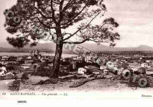 Ville de SAINTRAPHAEL, carte postale ancienne