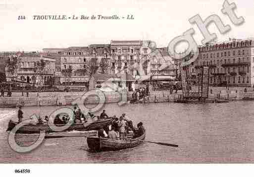 Ville de TROUVILLESURMER, carte postale ancienne