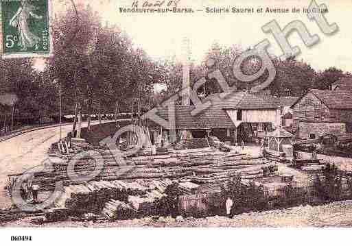 Ville de VENDEUVRESURBARSE, carte postale ancienne