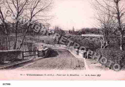 Ville de VILLECRESNES, carte postale ancienne