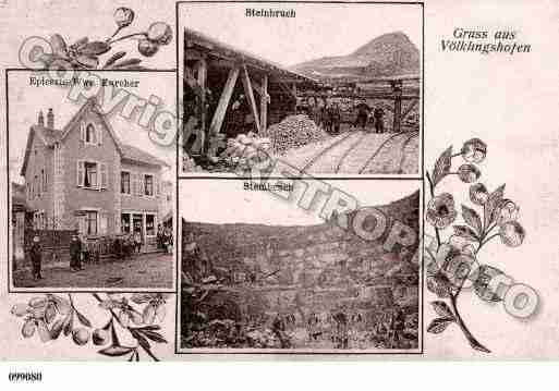 Ville de VOEGTLINSHOFFEN, carte postale ancienne